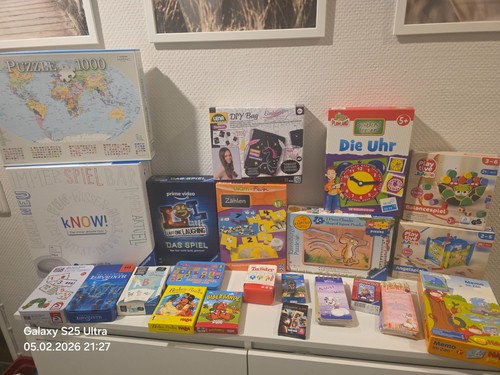 Brettspiele gut erhalten